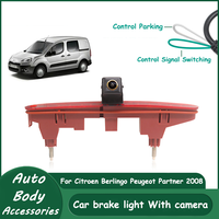 Feu stop de haute qualité avec caméra de recul pour Citroën Berlingo Peugeot Partner 2008-2016 Accessoires externes de frein de voiture