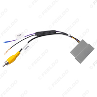 Adaptateur de câblage de recul pour stationnement de voiture, prise vidéo femelle 32 broches, câble RCA avec carte de conversion d'alimentation 12V-6V pour modèles de voitures Honda