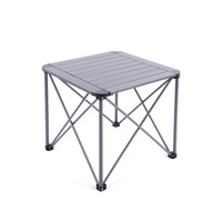 Table de camping pliable en alliage d'aluminium - Meuble d'extérieur portable léger et simple pour le camping