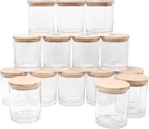 Wholesale Christmas Home <b>Decor</b> Luxury Electroplate 10oz Glossy Black Amber Glass Candle Jar Bamboo <b>Lid</b> Reusable Customizable - Product Image 2