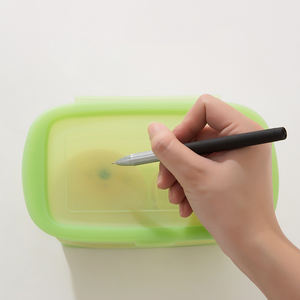 กล่องอาหารกลางวันซิลิโคนสำหรับเด็กแบบพับได้ ปลอดภัยสำหรับไมโครเวฟ ตู้แช่แข็ง และเครื่องล้างจาน รุ่น Syh427 ขายส่ง - Product Image 2