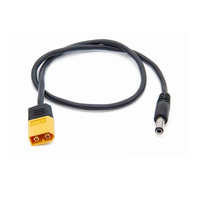 Amass — connecteur de batterie Xt90 XT60 XT30 Tplug à DC 5521/5525 DC5525, adaptateur mâle et femelle et câble de connexion