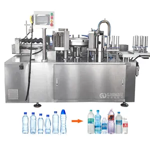 Prix du fabricant Machine d'étiquetage de colle thermofusible linéaire automatique OPP BOPP pour bouteille en plastique