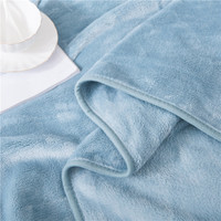 Plaid Polaire d'Hiver en Polyester, Couverture Douce et Chaude en Flanelle Imitation Vison pour Literie