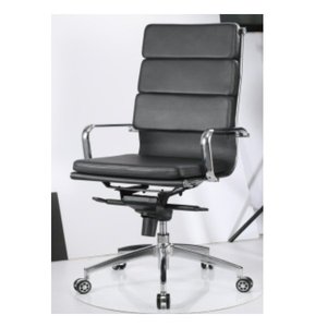 Chaise de bureau en cuir moderne et confortable 36019-1309D/B/A - Product Image 6