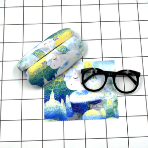 <span class=keywords><strong>Tissu</strong></span> en <span class=keywords><strong>microfibre</strong></span> coque rigide lunettes lunettes portatives étui de protection lunettes de soleil boîte de nettoyage pour le s - Product Image 5