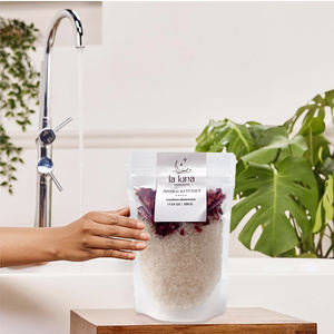 Sels <span class=keywords><strong>d</strong></span>'<span class=keywords><strong>Epsom</strong></span> 100% naturels Private Label <span class=keywords><strong>Bain</strong></span> Trempage Parfum Cristal de luxe <span class=keywords><strong>Sel</strong></span> de l'Himalaya dans un sac à fermeture éclair - Product Image 5