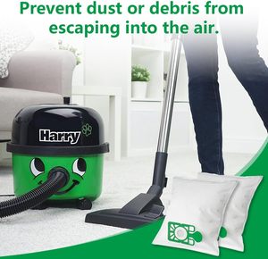 <strong>Henrys</strong> <strong>Vacuum</strong> Bags Electric Power Source Hoovers Dust Bags Replacement Compatible with Numatics Hettys Basils Jame - Product Image 6