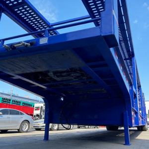 Semi-<span class=keywords><strong>remorque</strong></span> <span class=keywords><strong>porte</strong></span>-voitures à double étage à col de cygne, <span class=keywords><strong>2</strong></span> essieux, 7 voitures - Product Image 2