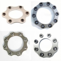 Composants de couplage à diaphragme flexible en acier inoxydable personnalisés, transmission de puissance OEM, couple élevé, durabilité, alésage 10 mm