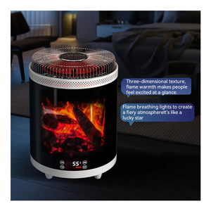 Ventas superiores Bartolini Blue Flame Wall Calentadores de gas Instalación independiente portátil Impermeable Sala de estar Dormitorio Uso Hecho Italia - Product Image 3