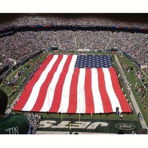 2024 Professional 100D Polyester Outdoor Large Size Digital Printed Custom Big Flags <b>Stadium</b> Sport Event Advertising Giant Flag - Product Image 1