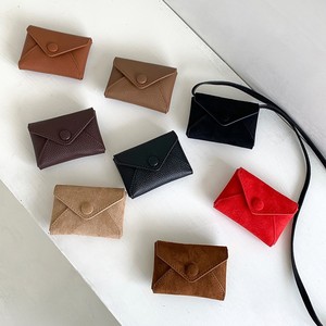 New Style Halter Neck Mini Lipstick Bag Suede Fleece One-Shoulder Coin Purse Niche Design <strong>Envelope</strong> Thin PU Crossbody Bag Spring - Product Image 3