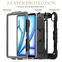 Étui de protection avec béquille intégrée, antichoc et anti-chute pour tablette iPad 10e génération 2022 et iPad 11e génération 2025