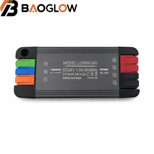 แหล่งจ่ายไฟแบบสลิมบาง 36W-300W AC แรงดันกว้าง DC 12V 24V สำหรับใช้งานภายในอาคาร แรงดันคงที่ สำหรับมอเตอร์ไฟ LED Strip - Product Image 6