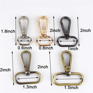 Deepeel F4-1 16/20/25/32/38/50mm collare per cani girevole chiusura borsa accessori Hardware portachiavi <span class=keywords><strong>fibbie</strong></span> <span class=keywords><strong>a</strong></span> <span class=keywords><strong>scatto</strong></span> gancio girevole - Product Image 3