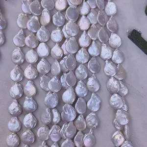 Перламутровые бусины из пресноводного pearls15-16mm