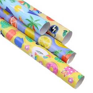 Papel de Regalo con Estampado de Frutas Tropicales, Papel de Envolver para Regalos, Estilo 3.13.3 1 2 3 4, Origen Yiwu - Product Image 5