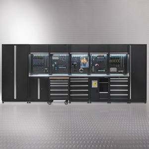 Banco da Lavoro Modulare Resistente in Metallo Acciaio 2026 per Officina Meccanica Attrezzatura Officina Riparazione Auto - Product Image 1