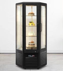 Refrigerador <span class=keywords><strong>Vertical</strong></span> de Doble Puerta con Cristal Completo para Exhibición de Alimentos, Bebidas, Pasteles y Repostería, con Sistema de Rotación <span class=keywords><strong>Vertical</strong></span> y Luz LED - Product Image 5