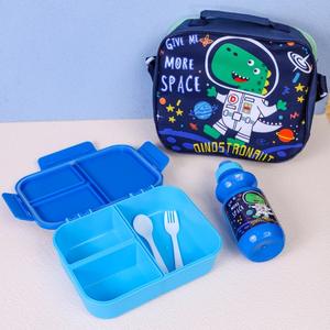 Portapranzo portatile e tazza d'acqua, con 3 scomparti per la scatola del pranzo per <span class=keywords><strong>bambini</strong></span>, adatto ai <span class=keywords><strong>bambini</strong></span> per andare a scuola - Product Image 4