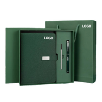 Coffret cadeau exécutif avec carnet et stylo, logo personnalisé, coffret cadeau de journal professionnel haut de gamme pour promotion d'entreprise