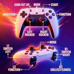 Yuou Game Stick 2.4GHz Wireless Classic <b>TV</b> Video Games Console 4K <b>TV</b> HD Output 20000+ Games Retro Gaming Console - Product Image 5