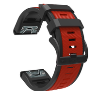 Bracelet de montre en silicone respirant de luxe 22 mm 26 mm pour Garmin Fenix 5 6x 7x Forerunner 945 955 965, ceinture intelligente en cuir