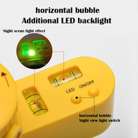 LV06 niveau laser infrarouge avec support multi-fonctionnel ligne roulette ligne percuteur rotatif niveau domestique règle