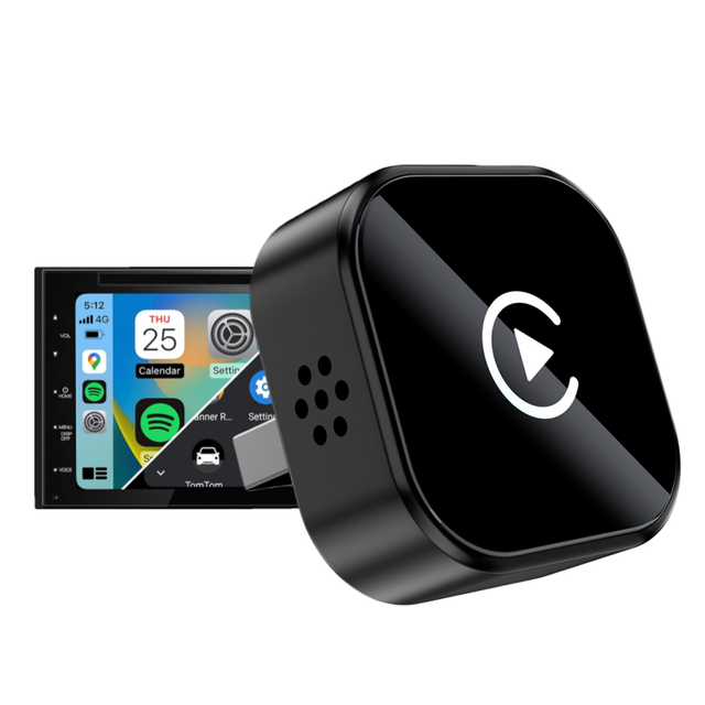 2 in 1 Car Wireless CarPlay Adapter USB Port Plug and Play Connection Android Auto Carplay Dongle For Car
