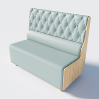 Nordic light luxe style restaurant en bois massif stand canapé table chaise ensemble confortable mobilier de restaurant commercial personnalisé