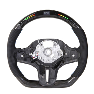 Volant en fibre de carbone LED compatible avec les séries G20, G22, G26, G30, G60, G80, G82, F90, G90, F97, F98, F95, X3M, X4M, X5M, X6M, M3/5, 3/5 - Product Image 3
