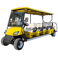 Véhicule de golf électrique neuf en gros, 8 à 10 places, buggy de chasse surélevé avec batterie au lithium 72V, autonomie de 200 km