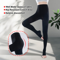 Collants de compression médicaux opaques à bout ouvert 20-30 mmHg pour femmes, pour soulager les varices, l'œdème et les gonflements