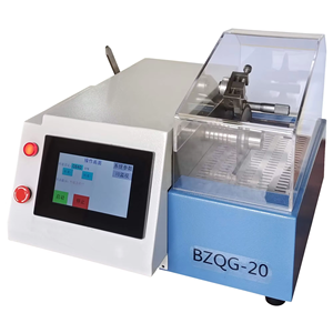 เครื่องตัดความแม่นยำสูงความเร็วต่ำ รุ่น BZQG-20 สำหรับตัดตัวอย่างโลหะและตัวอย่างโลหะสำหรับงานโลโตกราฟฟิก - Product Image 3