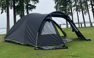 <span class=keywords><strong>Tente</strong></span> de camping à une chambre et une pièce <span class=keywords><strong>Tente</strong></span> de camping pour trekking à double couche, épaissie et résistante à la pluie, pliable et portable - Product Image 6