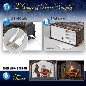 Vente chaude LED Lanterne <span class=keywords><strong>De</strong></span> <span class=keywords><strong>Noël</strong></span> Lumières En Forme <span class=keywords><strong>De</strong></span> Père <span class=keywords><strong>Noël</strong></span> Décoratif Maison Ornement Populaire Globe <span class=keywords><strong>De</strong></span> Neige Lumières <span class=keywords><strong>De</strong></span> <span class=keywords><strong>Noël</strong></span> Décoration - Product Image 4