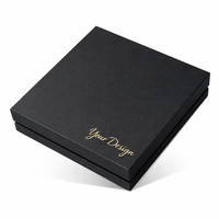 Boîte d'emballage de luxe pour desserts, pliable, magnétique, en papier rigide, pour gâteaux et sucreries