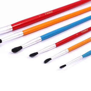 Kit de Pinceles Profesionales para Pintura Artística al Óleo y Pintura Facial con Mango de Madera Maciza, Virola de Níquel Antioxidante y Lana <span class=keywords><strong>Anti</strong></span>-caída - Product Image 4