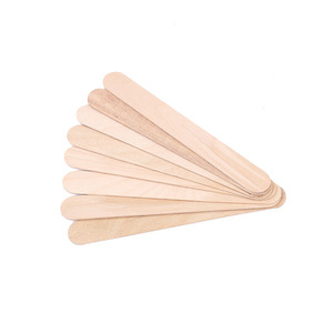 Espátulas de madera para la lengua, 100 unidades, 6 pulgadas, palitos de cera de bambú para salón, suministros para tatuajes - Product Image 3