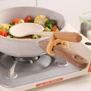 Soporte de silicona para tapa de olla, clip para cuchara, soporte antidesbordamiento, agarre para mango de olla, clip para espátula de cocina - Product Image 1