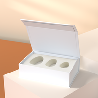 Caja de Papel Cuadrada Personalizada, Caja de Cartón Rígido Vacía para Almacenamiento de Velas, Empaque de Papel para Velas