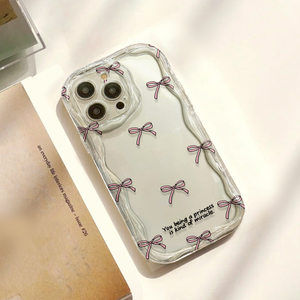 Custodia per <span class=keywords><strong>iPhone</strong></span> 15 Pro Max con stampa fiocco <span class=keywords><strong>rosa</strong></span>, estetica coquette, antiurto, protettiva, personalizzabile - Product Image 4