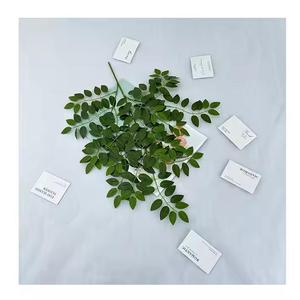 Huaien Fondo pared Artificial rama roja Flor de frijol hoja de langosta para DIY Fondo decoración de pared decoración del hogar - Product Image 6