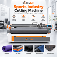 Machine de découpe CNC à couteau oscillant pour polyester enduit, découpeuse numérique haute précision pour la production de tissus d'extérieur et de tentes