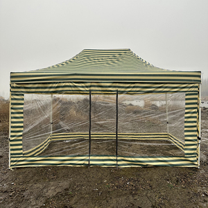 Tente extérieure en filet étanche pour murs Tente pliante Pop-Up Gazebo <span class=keywords><strong>Moustiquaire</strong></span> 2x2 2x3 <span class=keywords><strong>3x3</strong></span> <span class=keywords><strong>3x3</strong></span> 3x4.5 3x6 Auvent Tente Événements 5m de distance de la baie - Product Image 4