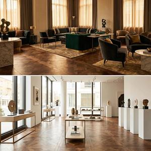 Suelo <span class=keywords><strong>de</strong></span> Parqué Artístico <span class=keywords><strong>de</strong></span> Nogal Negro Multicapa Ecológico Enf, 600x600x14mm, Grosor <span class=keywords><strong>de</strong></span> Superficie <span class=keywords><strong>de</strong></span> 1.2mm, para Parques <span class=keywords><strong>de</strong></span> Lujo al Aire Libre - Product Image 5