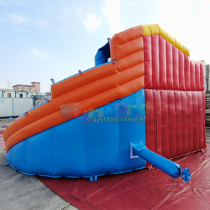 Tobogan acuatico hinchable commercial inflatable water <b>slide</b> and bounce house combo with splash <b>pool</b> - Product Image 3