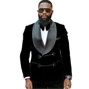 Costumes de <span class=keywords><strong>mariage</strong></span> modernes pour hommes à simple boutonnage en laine peignée, tenue formelle pour marié, pour les occasions professionnelles, les dîners, les banquets, grandes tailles - Product Image 1