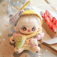 Personnalisé doux fille en peluche poupée hochet bruit petite peau de poupée douce poupée kpop personnalisée